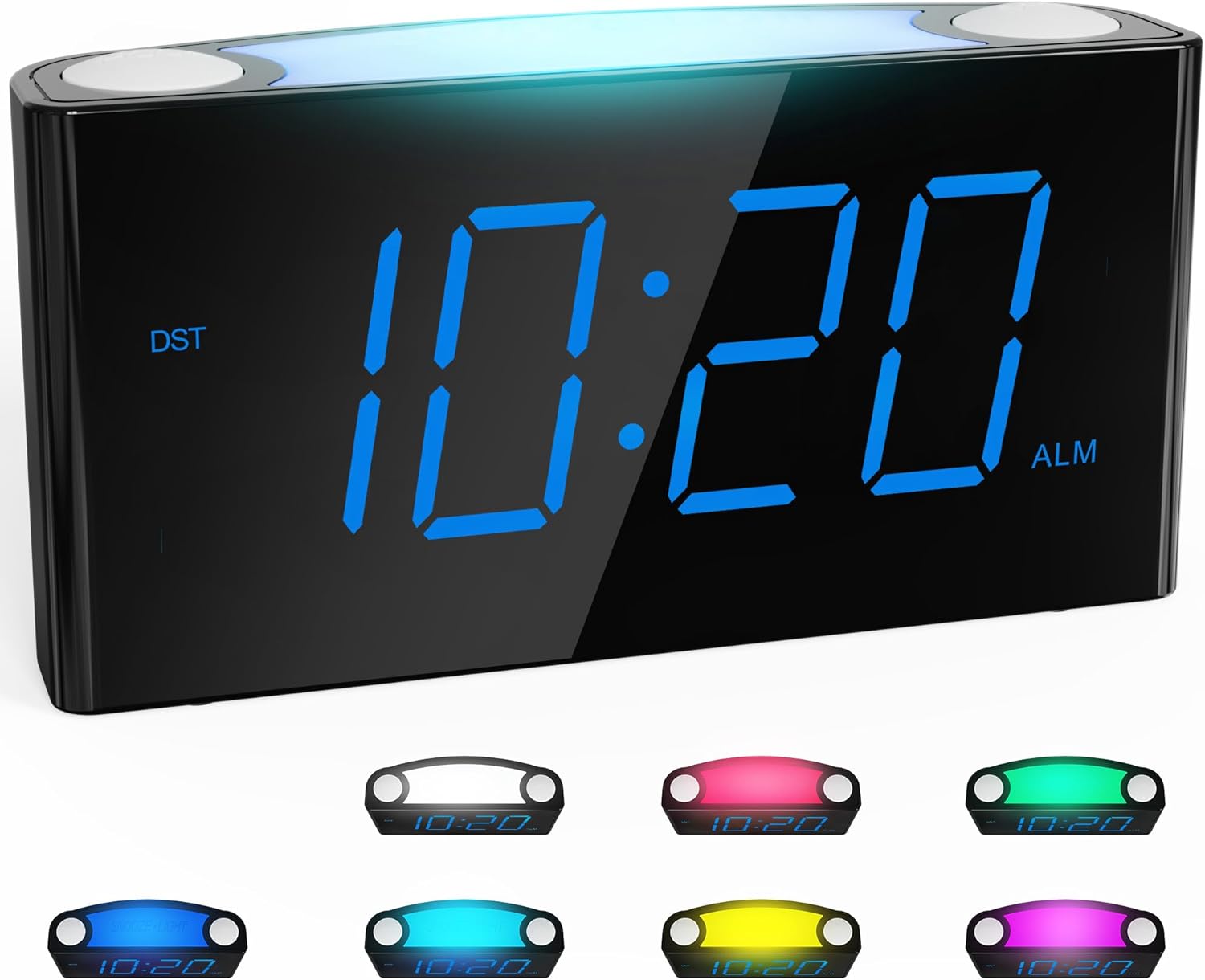 Rocam Digital Alarm Clock with 75 Inch LED Display