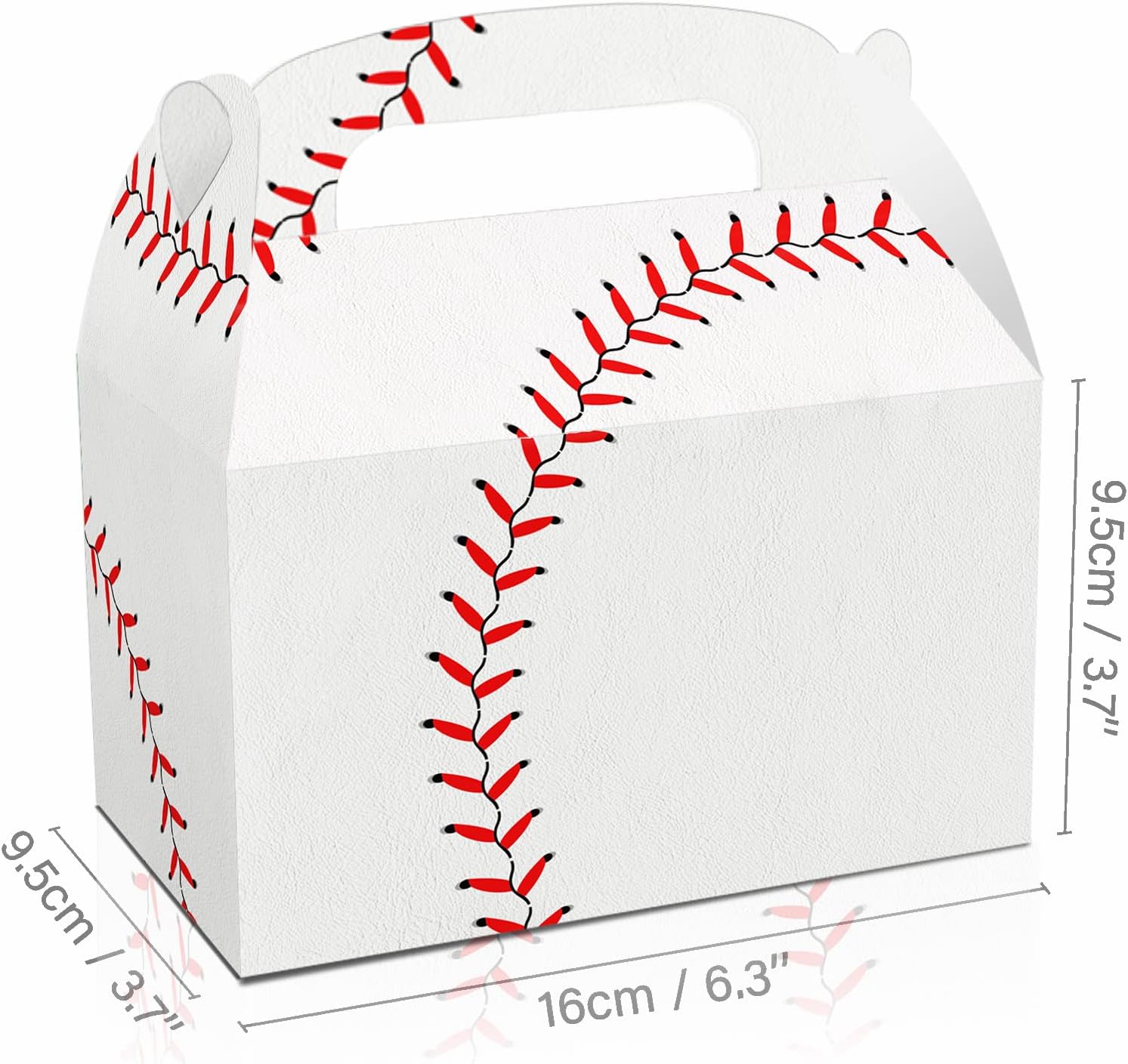 24Pcs Baseball Party Favor Boxes with Handles