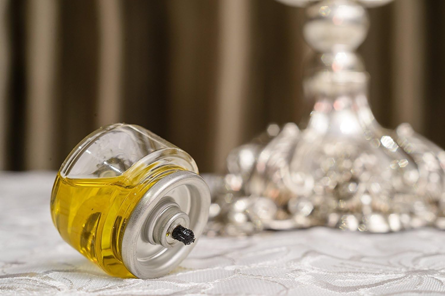 SHABBOS OIL CANDLE LIGHT Pre-Filled High Flame 6 Hrs 22 per Pack
