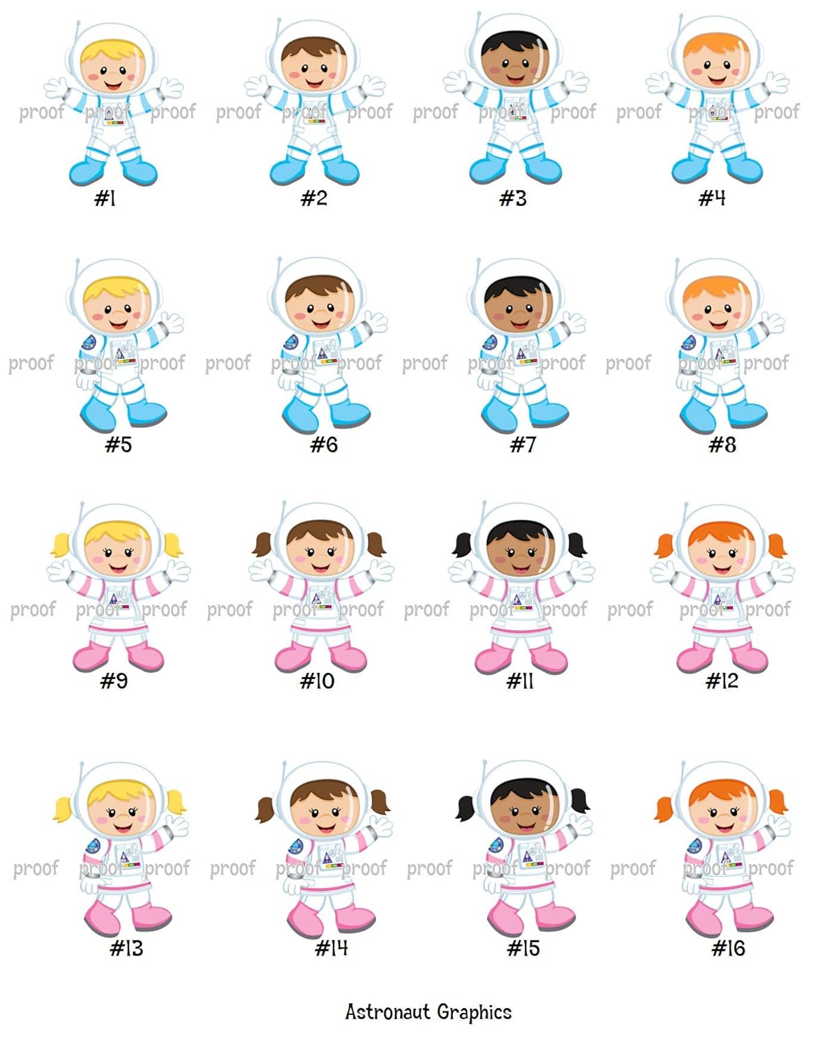 Personalized Glossy Outer Space Birthday Labels