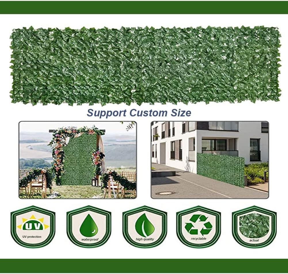Artificial Ivy Privacy Fence Screen for Home Garden Decoration