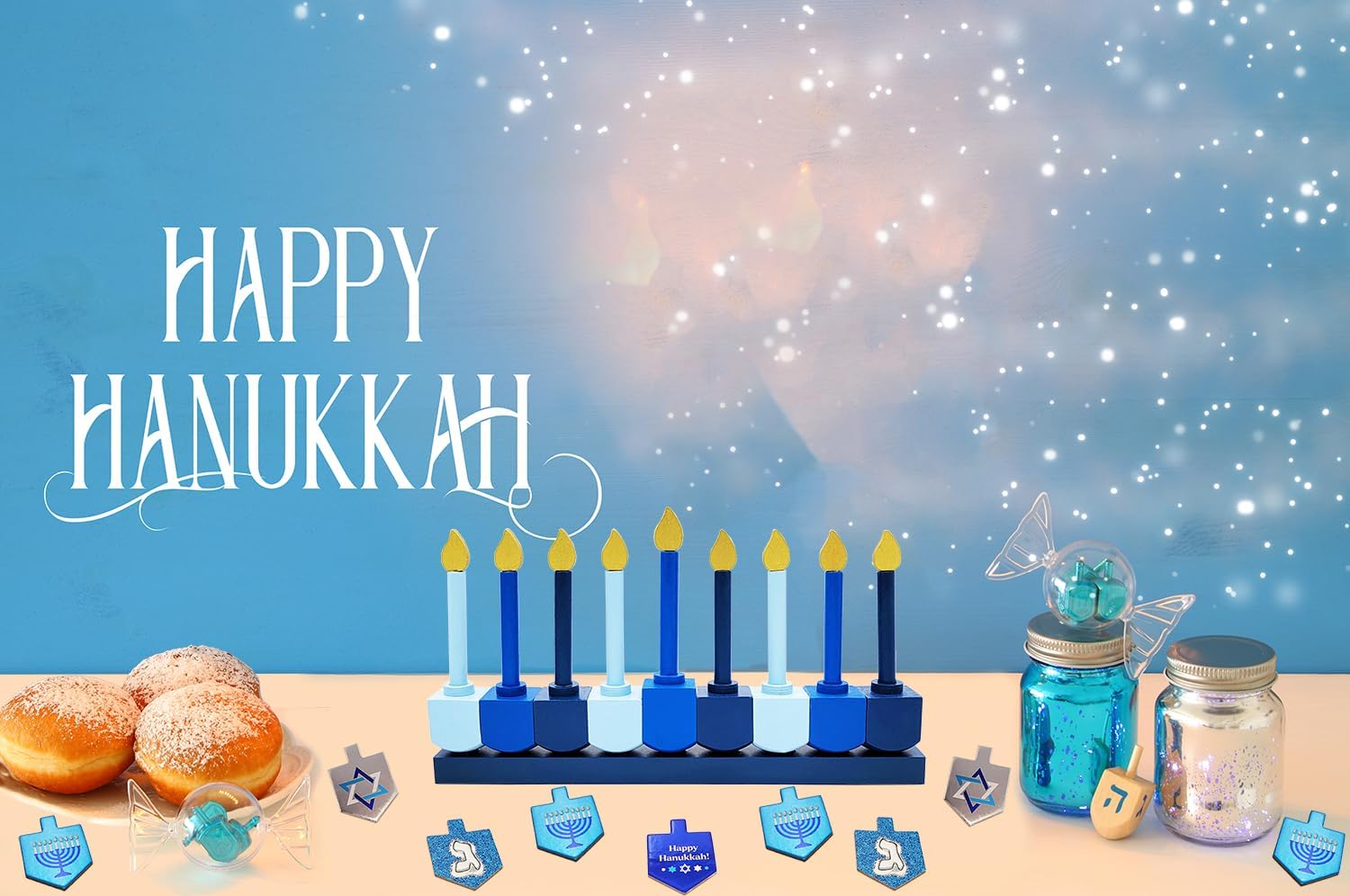 The Dreidel Company Hanukkah Table Confetti