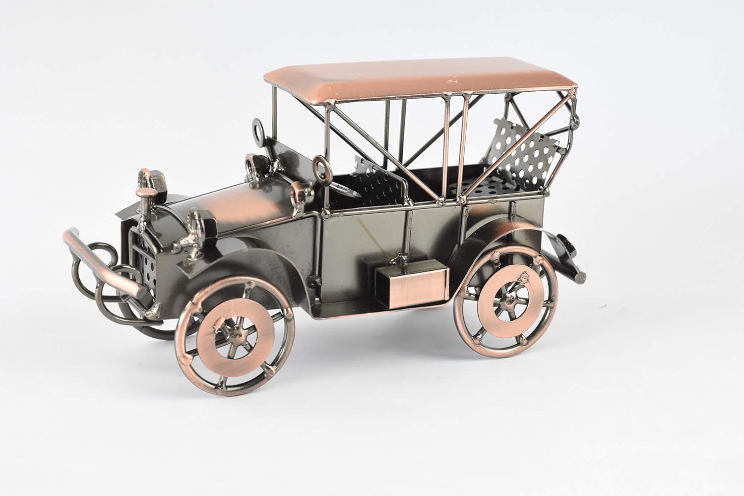 DinQ Bronze Retro Car Model Home Decor Collectible