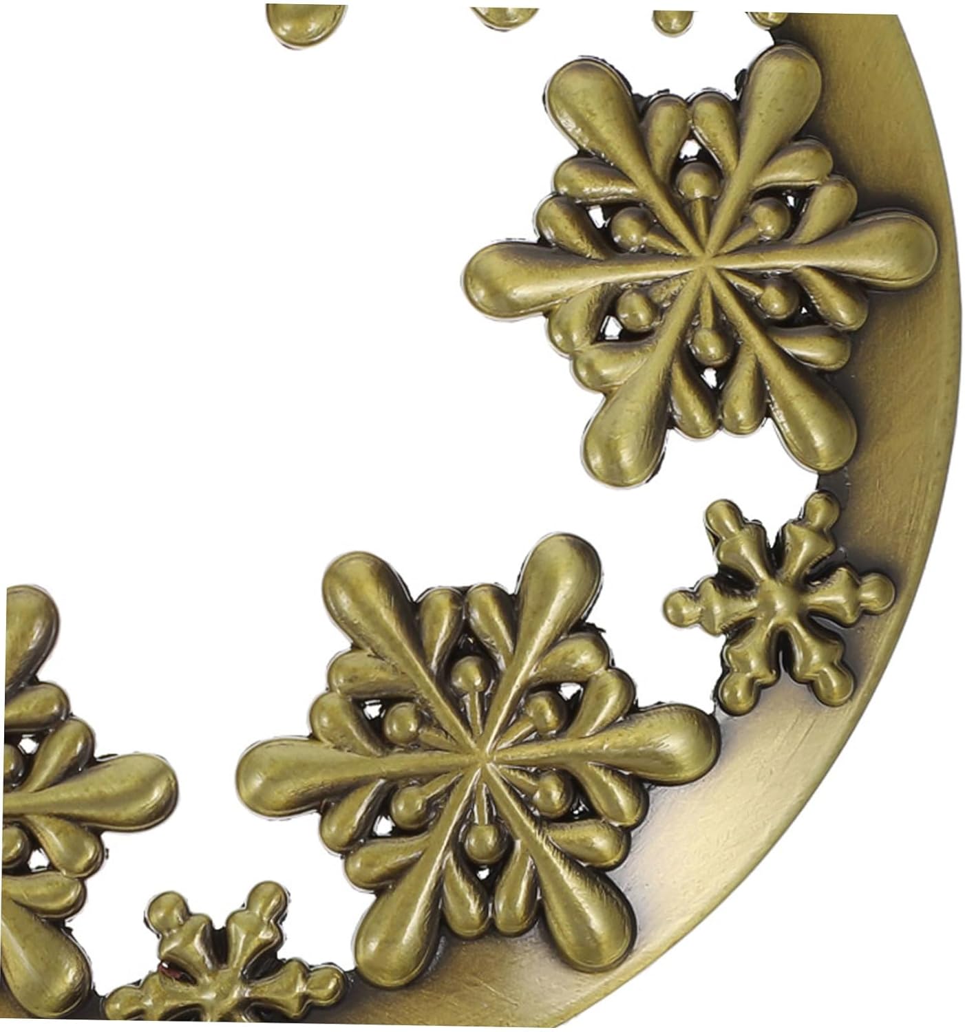 1pc Christmas Candle Cup Lid Zinc Alloy Jar Cover Snowflake Design Heat Gathering