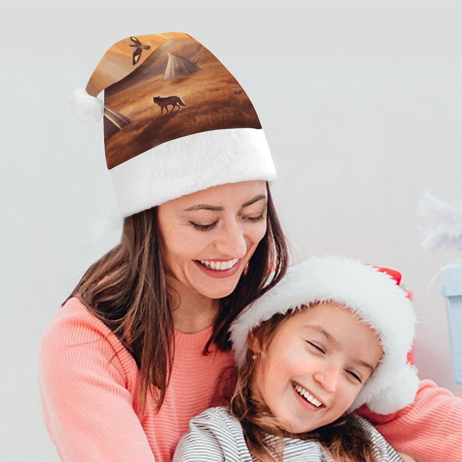 Santa Hat for Adults Christmas Party Headwear