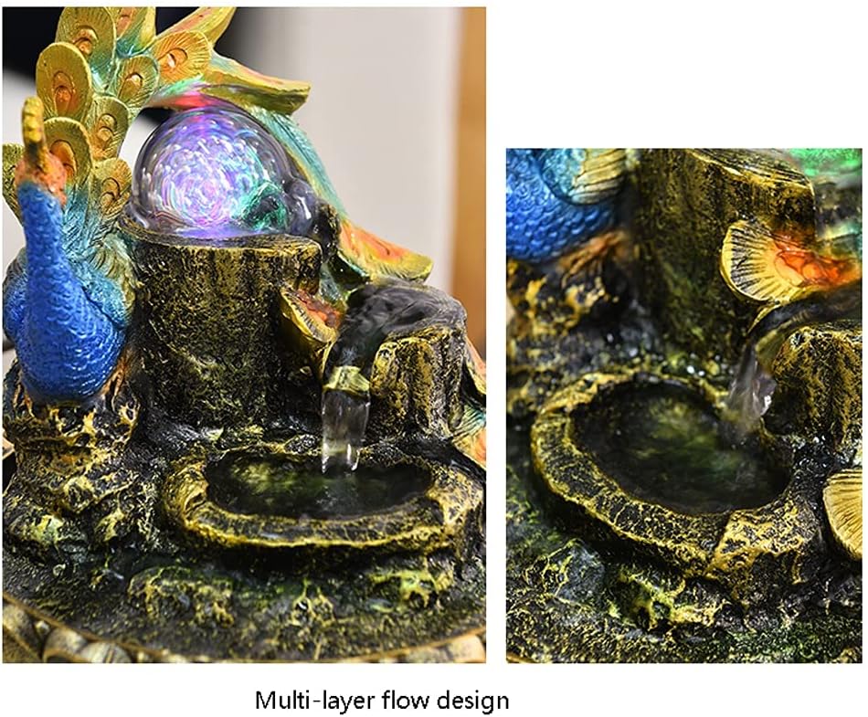 Tabletop Fountain with Rolling Ball for Indoor Decor