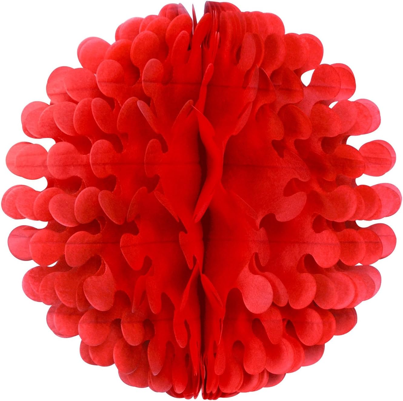 Beistle Tissue Flutter Ball 14 Inch Red