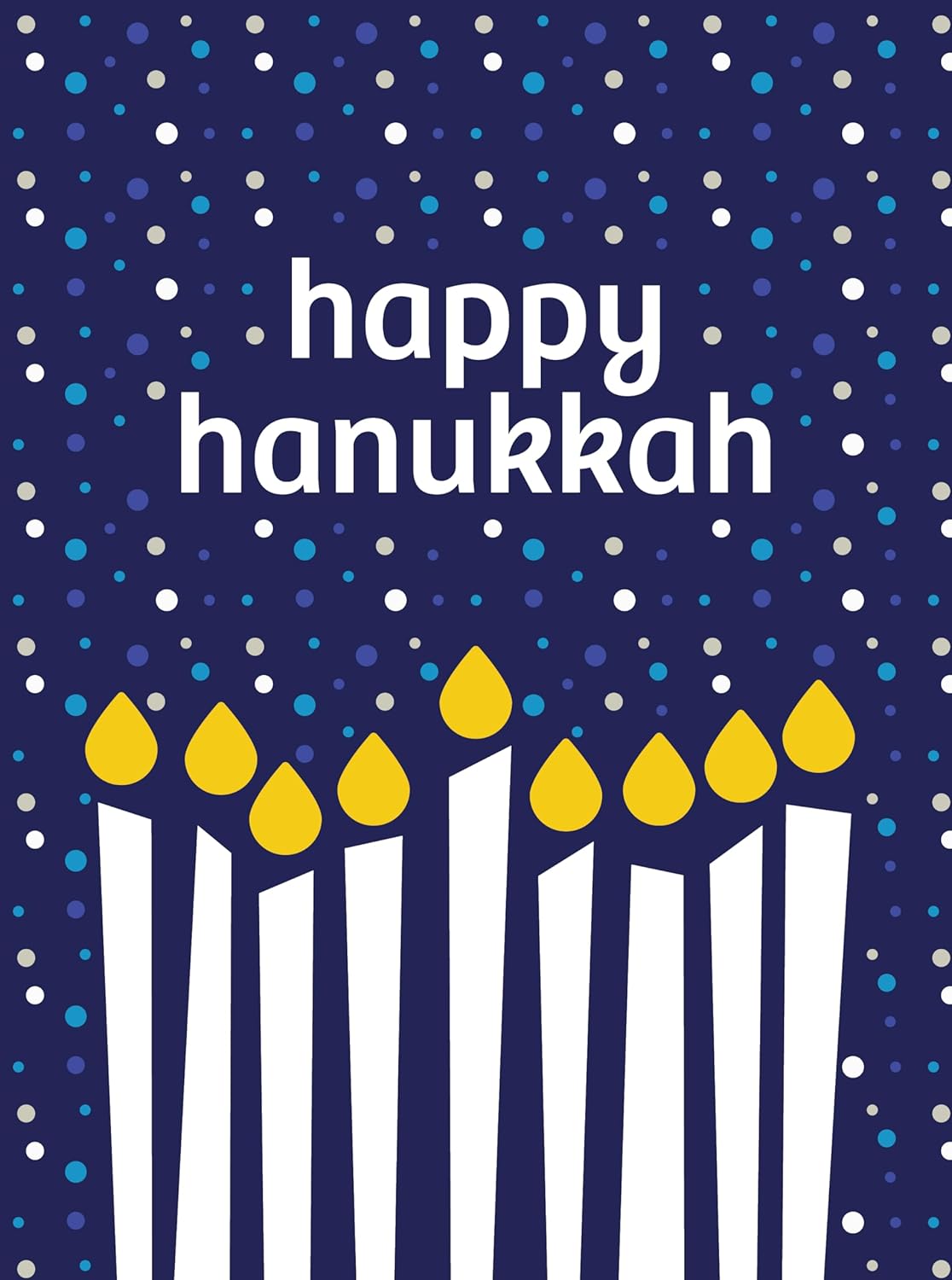 Zion Judaica Hanukkah Decor Chair Covers Set of 6
