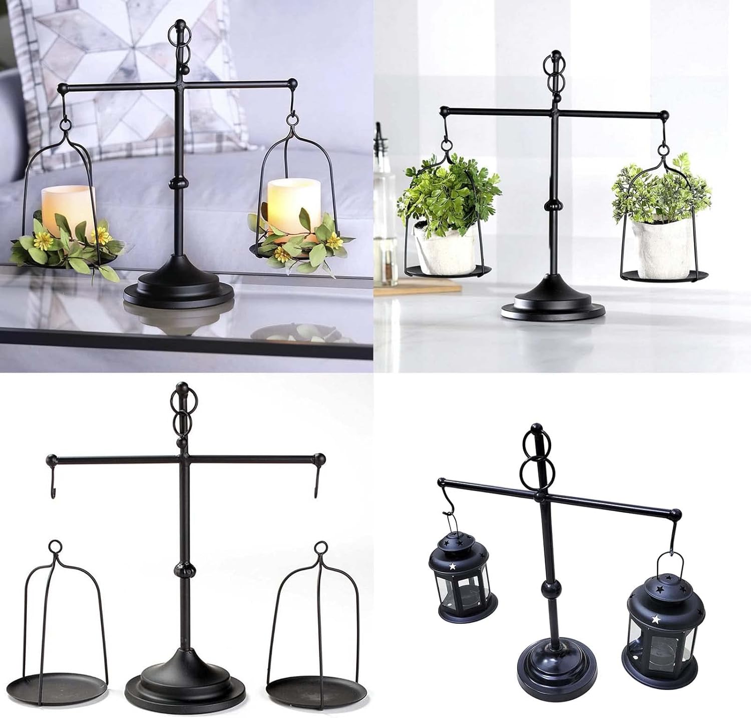 Farm Garden House Scale Candleholder Set