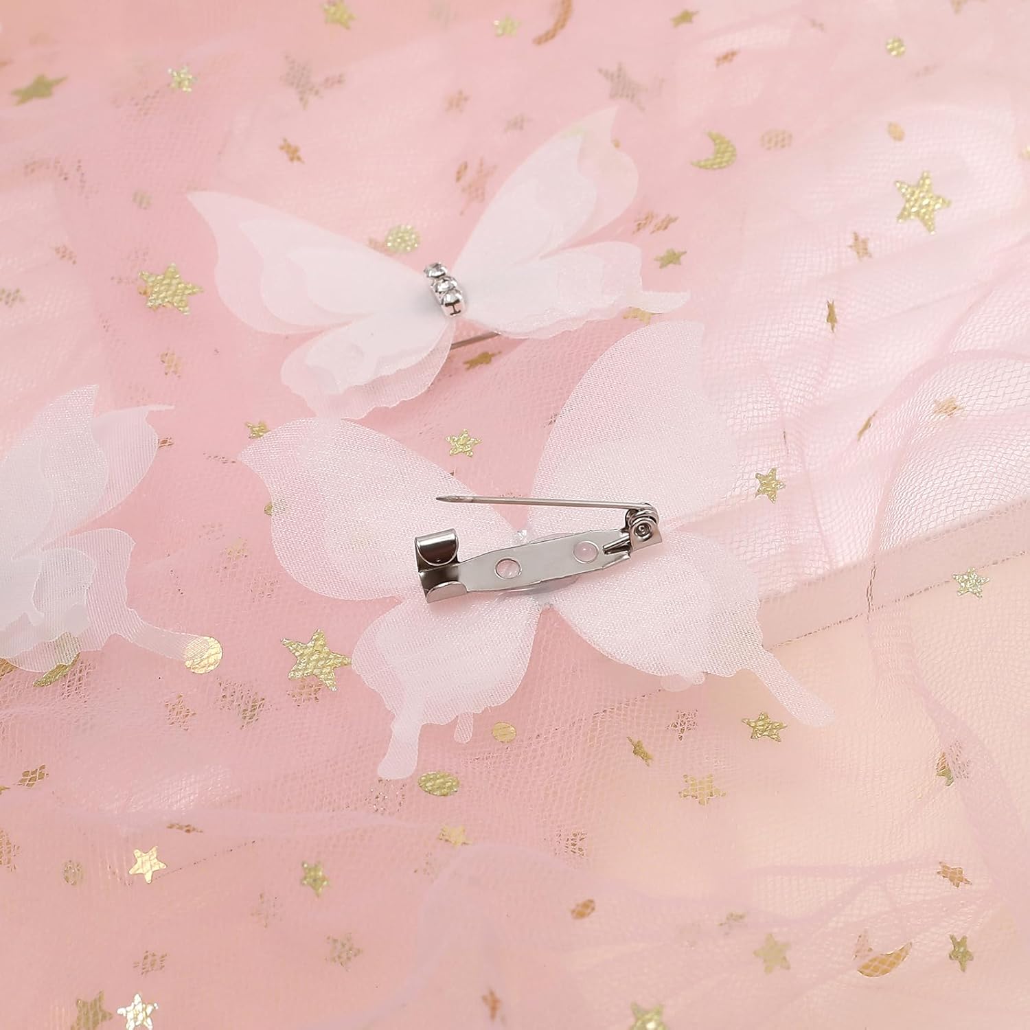 SUQ I OME 12PCS White Butterfly Curtain Decorations