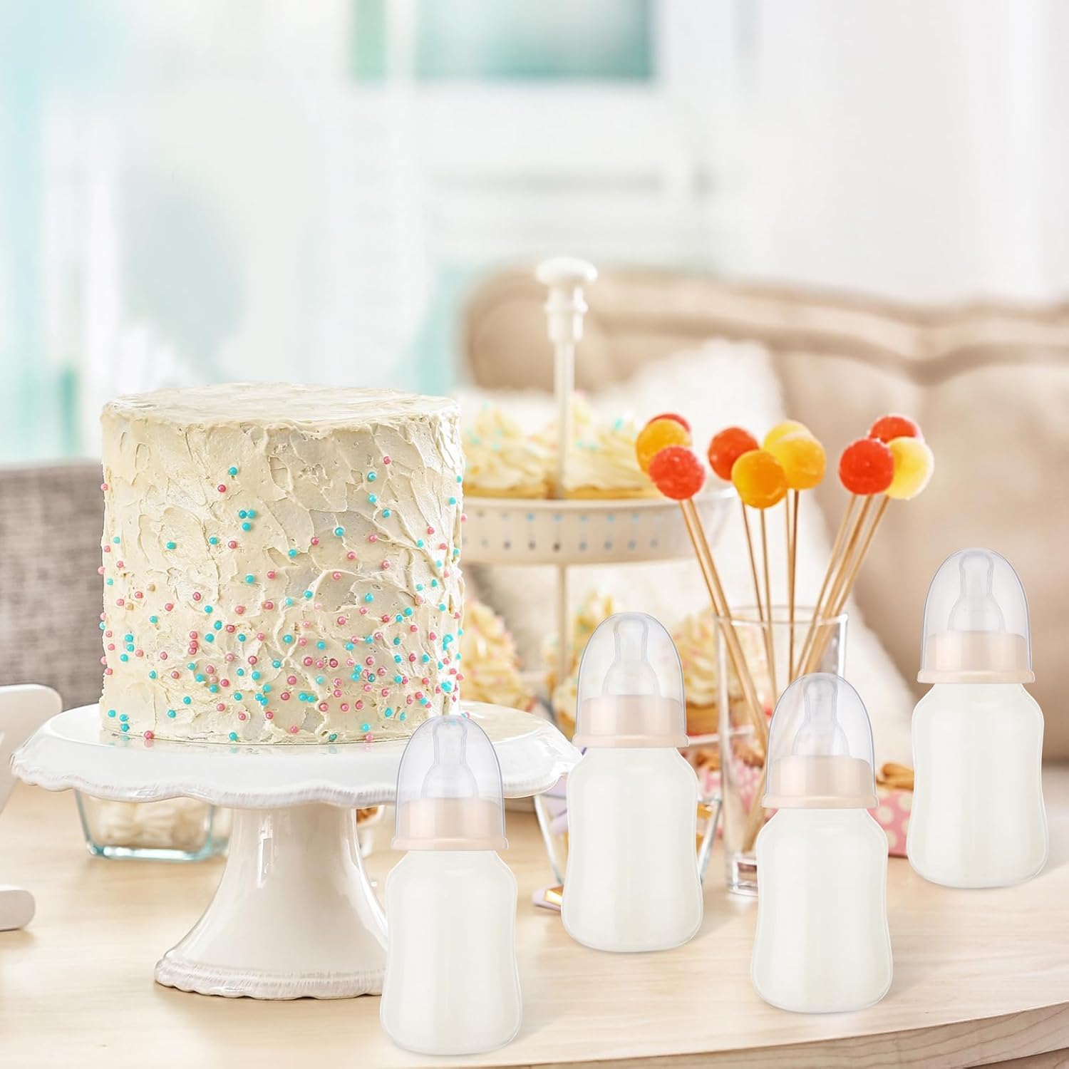 48 Pcs Baby Shower Favors Mini Bottle Gift Set