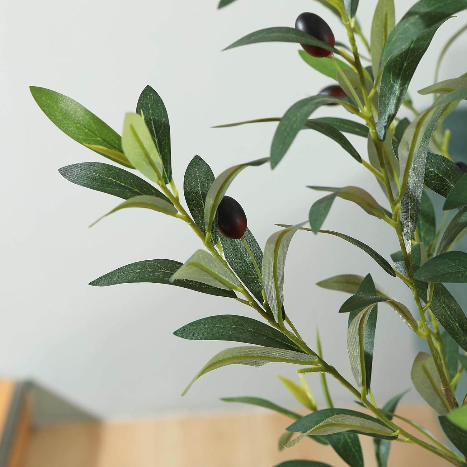 LOMANTO Artificial Olive Trees 5 ft Tall Fake Tree
