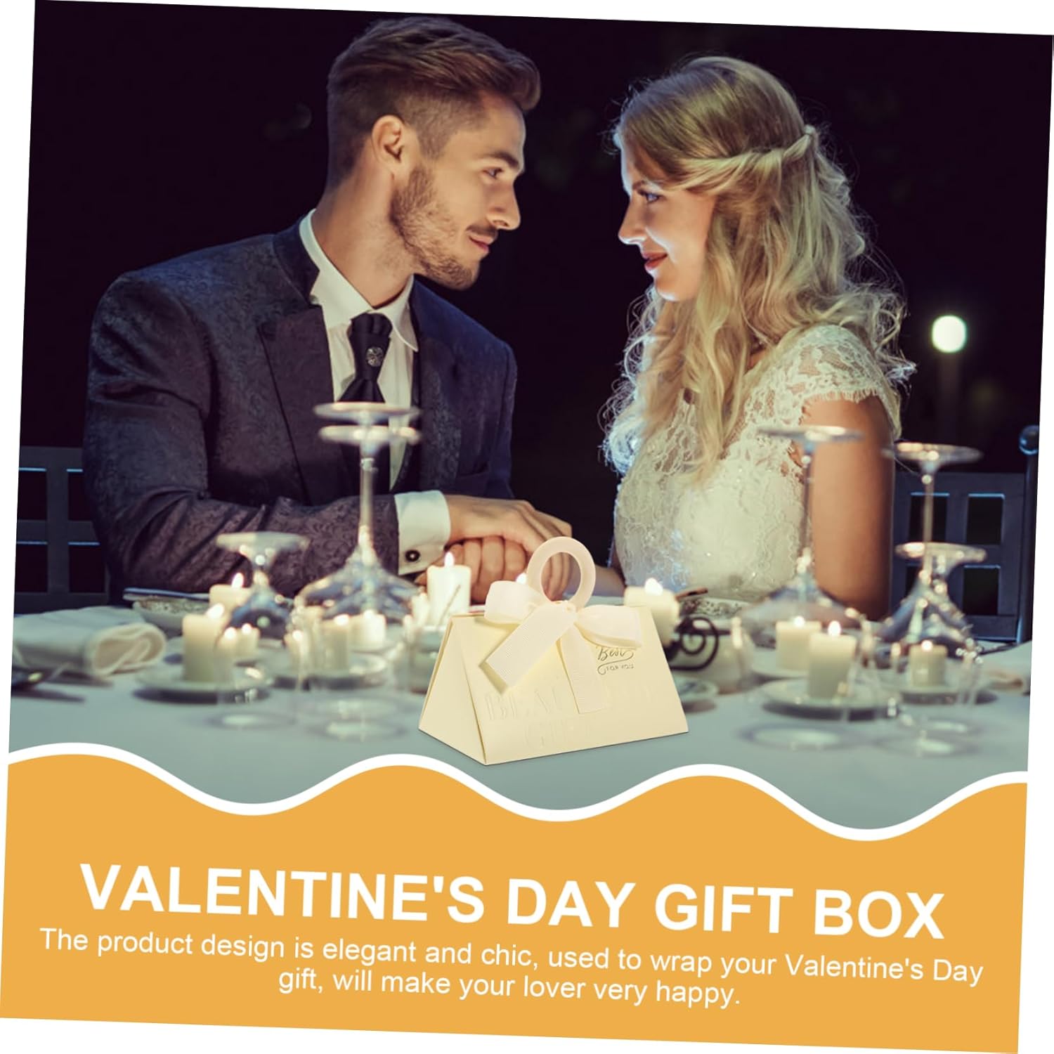 Hoement 20pcs Valentines Day Candy Boxes for Weddings and Parties