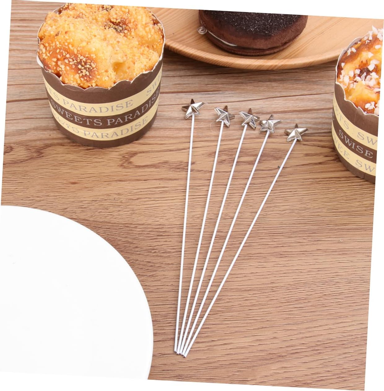 Star Cake Insert 50 Pcs Birthday Decorations
