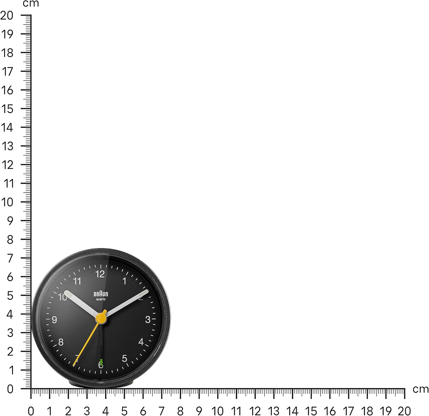 Braun Classic Analogue Alarm Clock with Snooze and Light