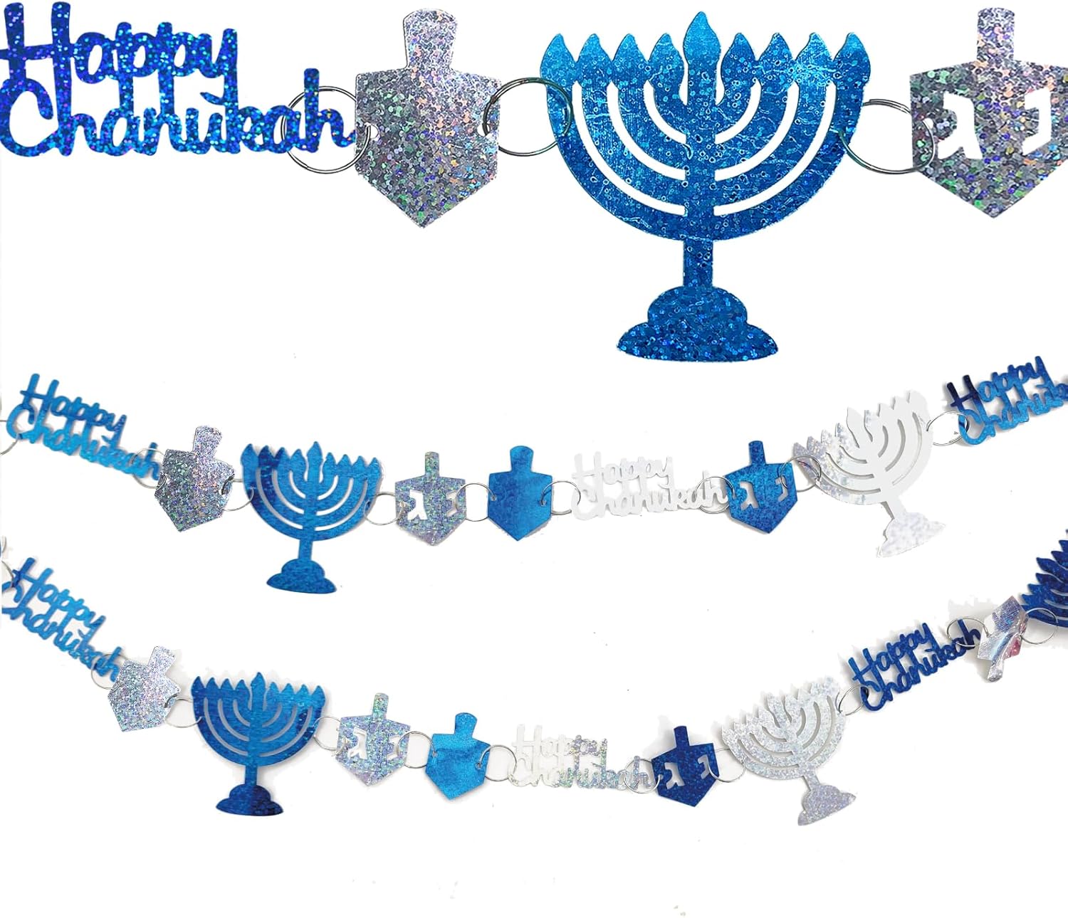 Rite Lite Hanukkah Garland 8 Feet Long