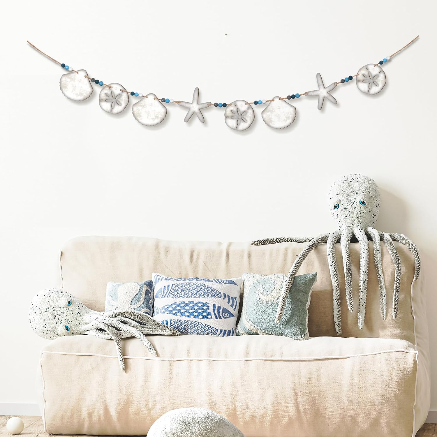 Vintage Starfish Seashell Beach Garland