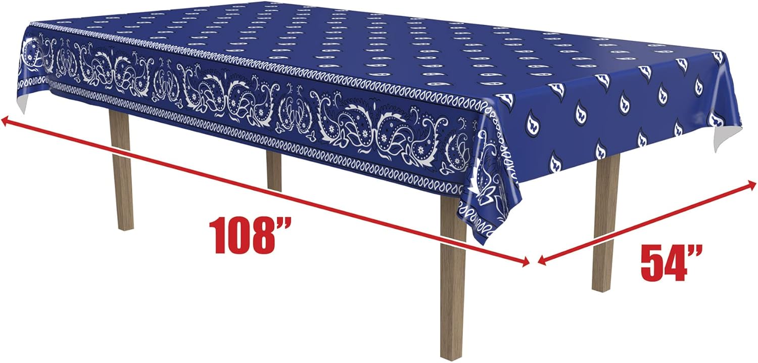 Beistle Bandana Tablecover Pack of 2