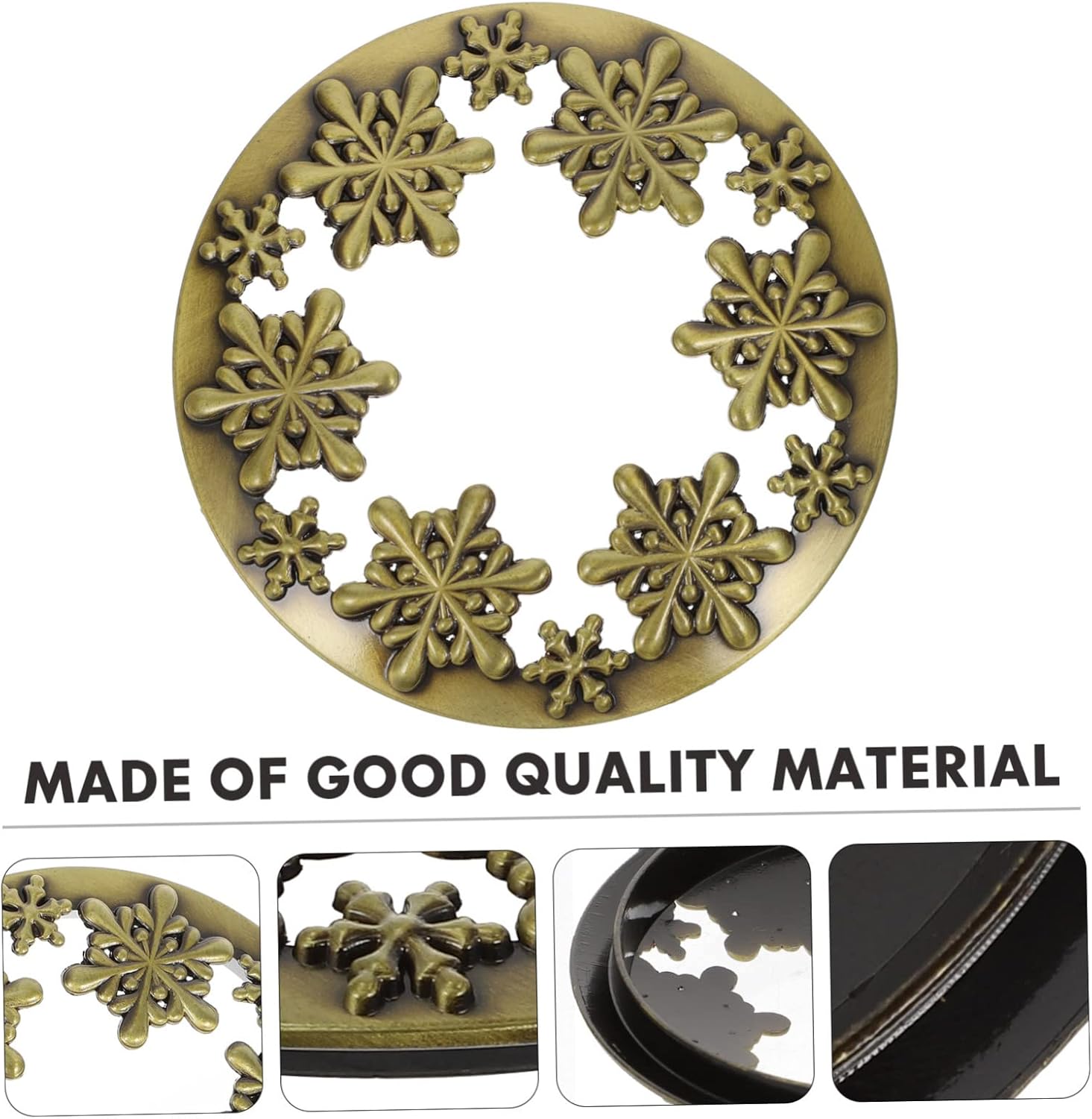 Generic Christmas Candle Jar Lid with Snowflake Design