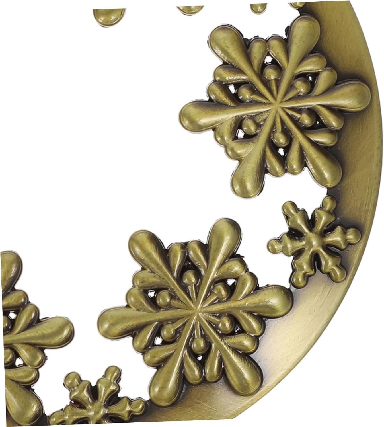 LIFKOME Christmas Candle Jar Cover with Snowflake Design
