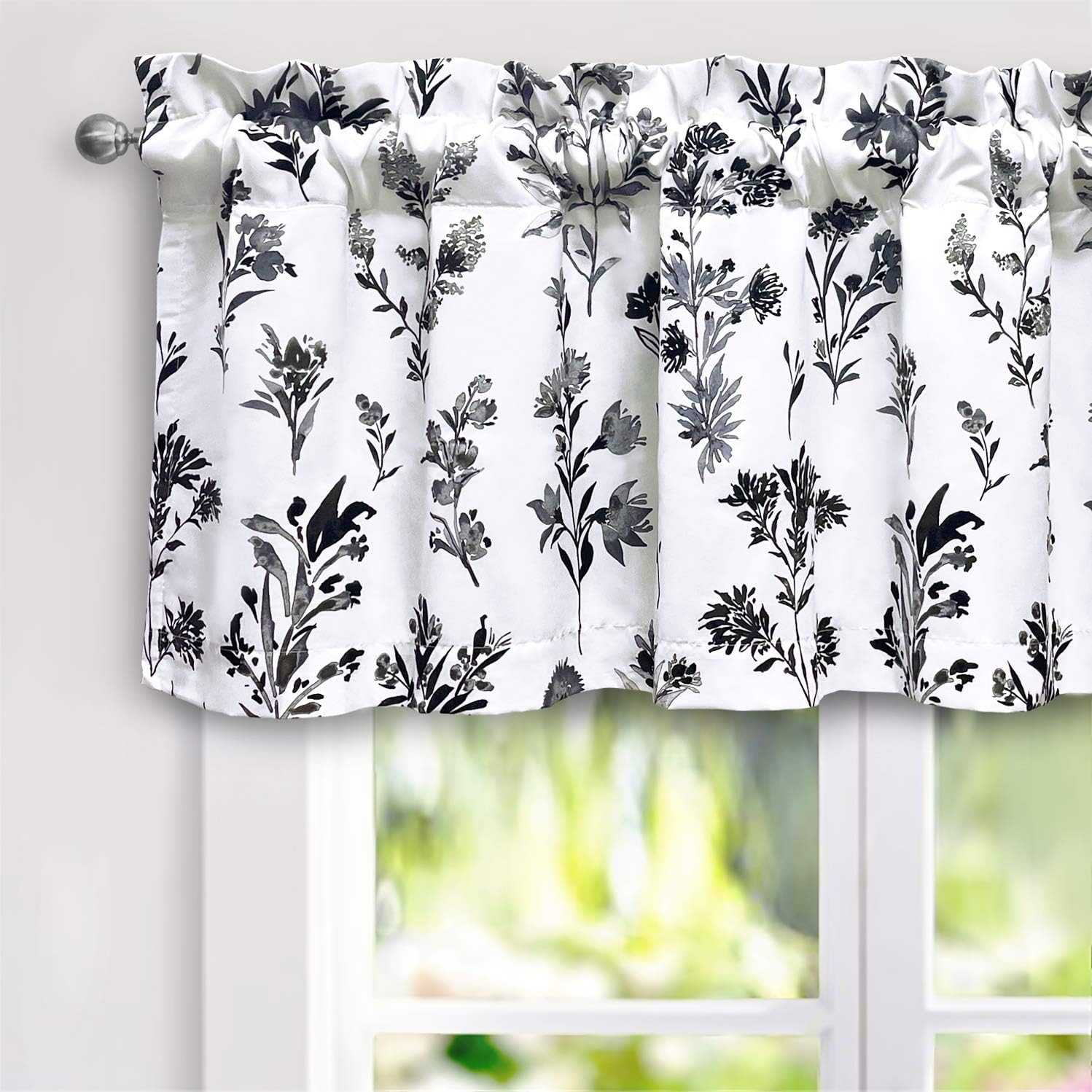 DriftAway Sylvia Floral Pattern Lined Thermal Curtains