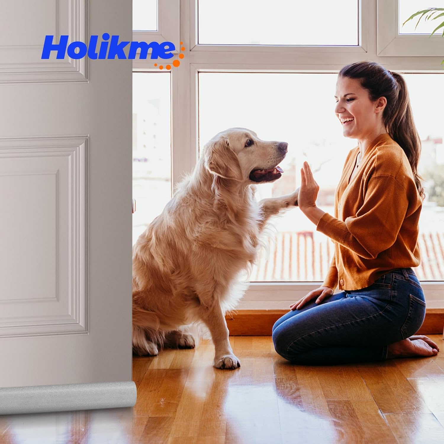 Holikme Adjustable Door Sweep Draft Stopper