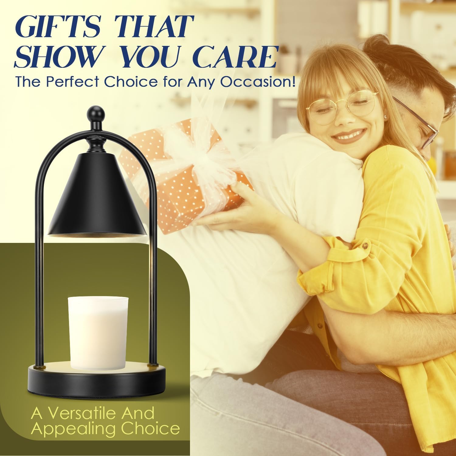 Soilsiu Candle Warmer Lamp with Timer and 2 Bulbs