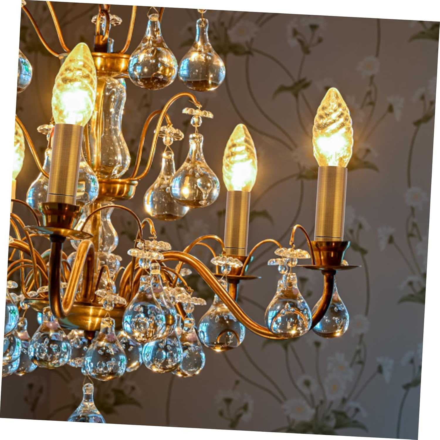 Chandelier Light Base Sleeve Set for DIY Crystal Chandeliers