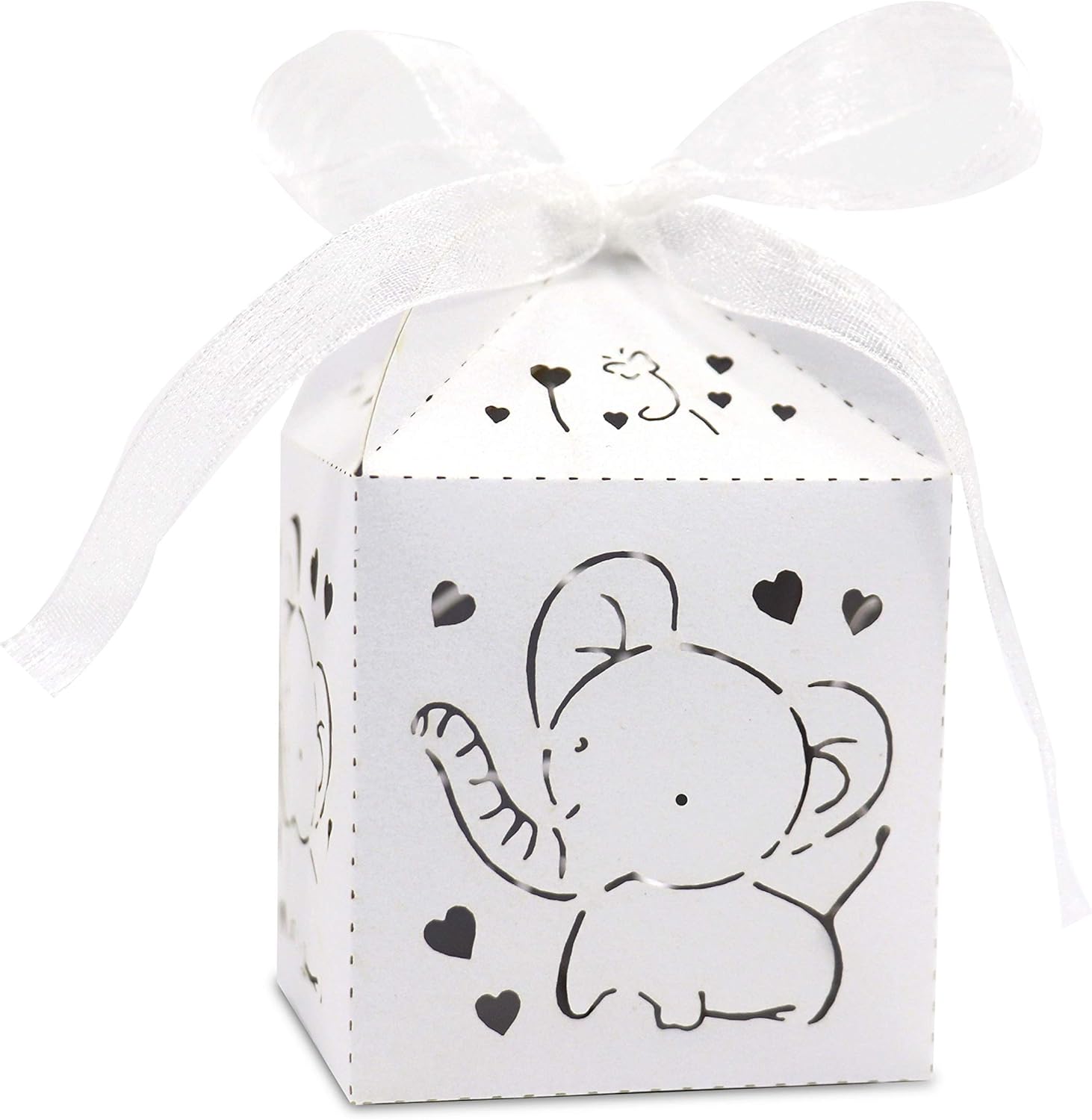 Kslong Baby Shower Favor Boxes 50Pcs