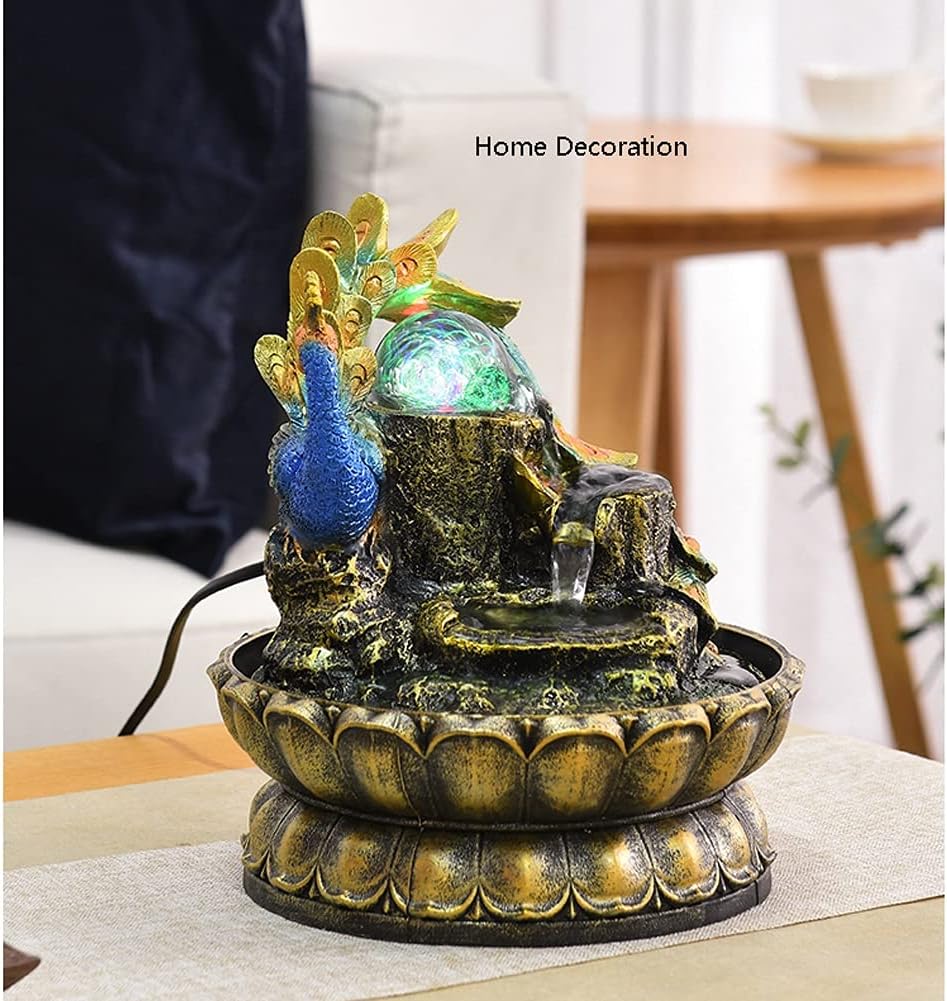 Tabletop Fountain with Rolling Ball for Indoor Decor