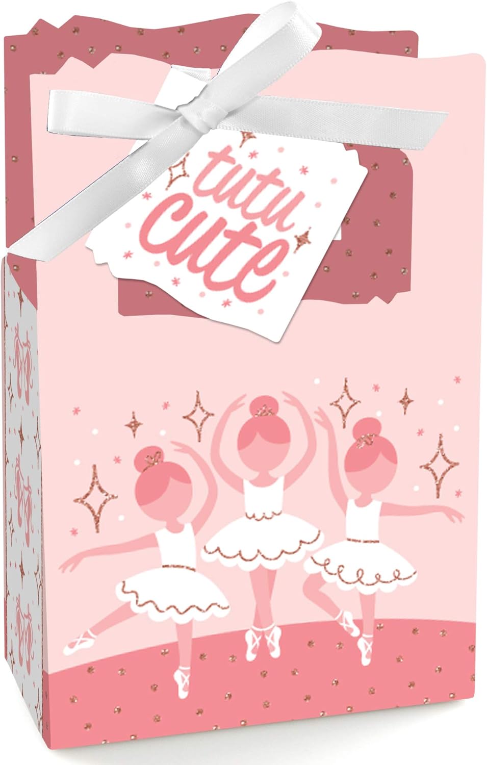 Big Dot of Happiness Tutu Ballerina Favor Boxes Set of 12