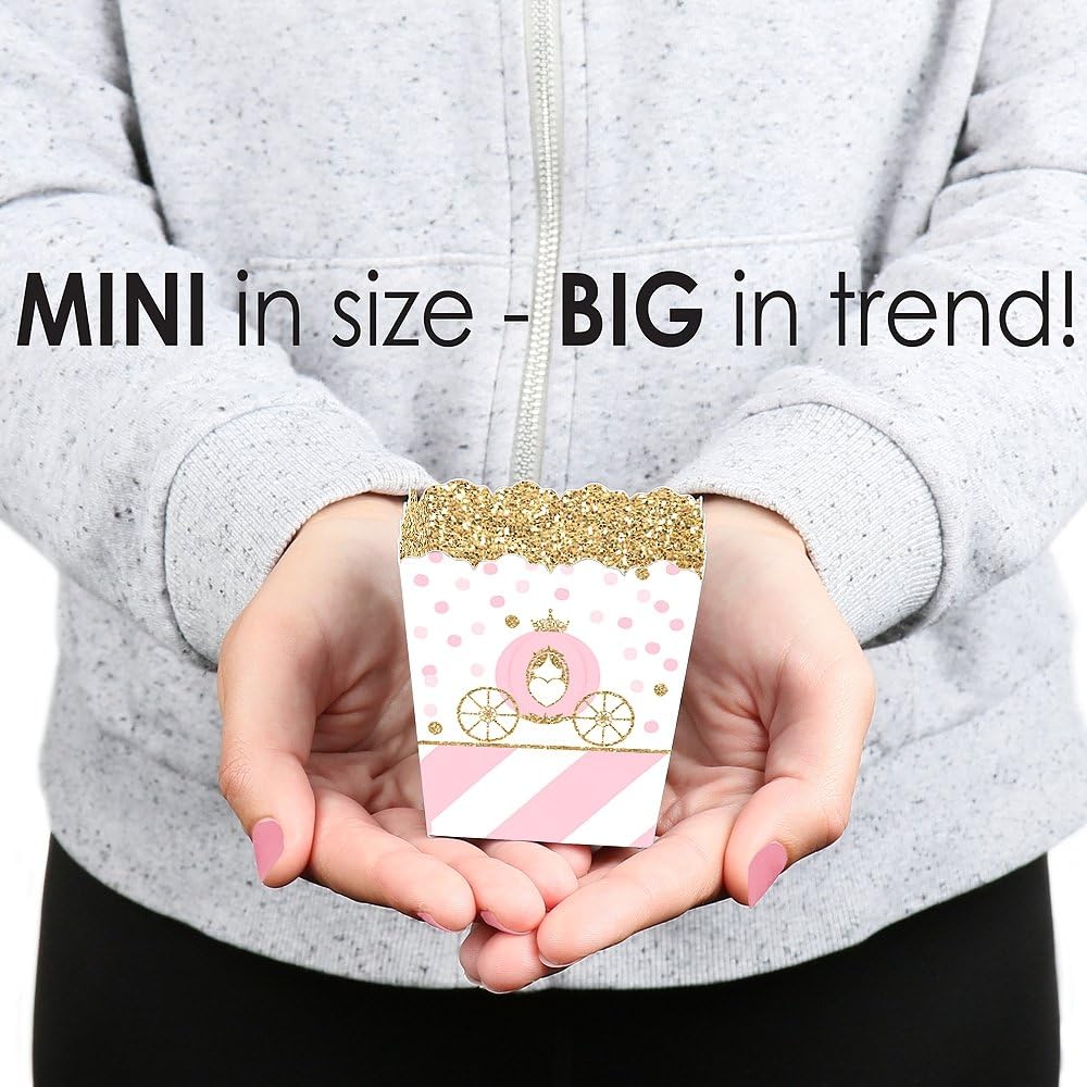 Little Princess Crown Candy Boxes - Set of 12