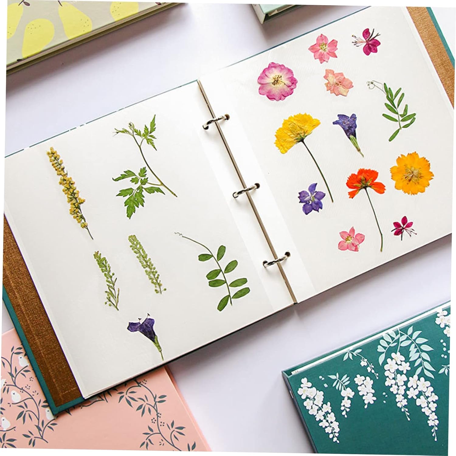 Pressed Dried Flowers Storage Pouch Travel Organizer Album