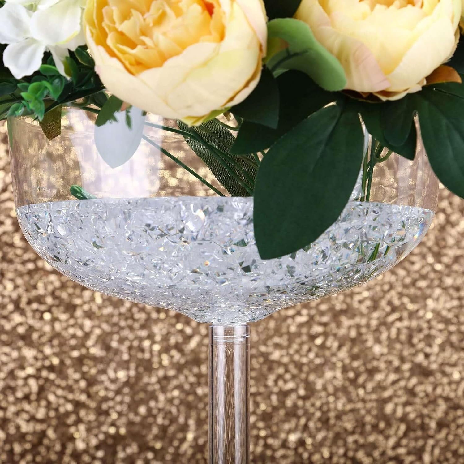 4 Sets Plastic Centerpiece Stand Margarita Cup Decor