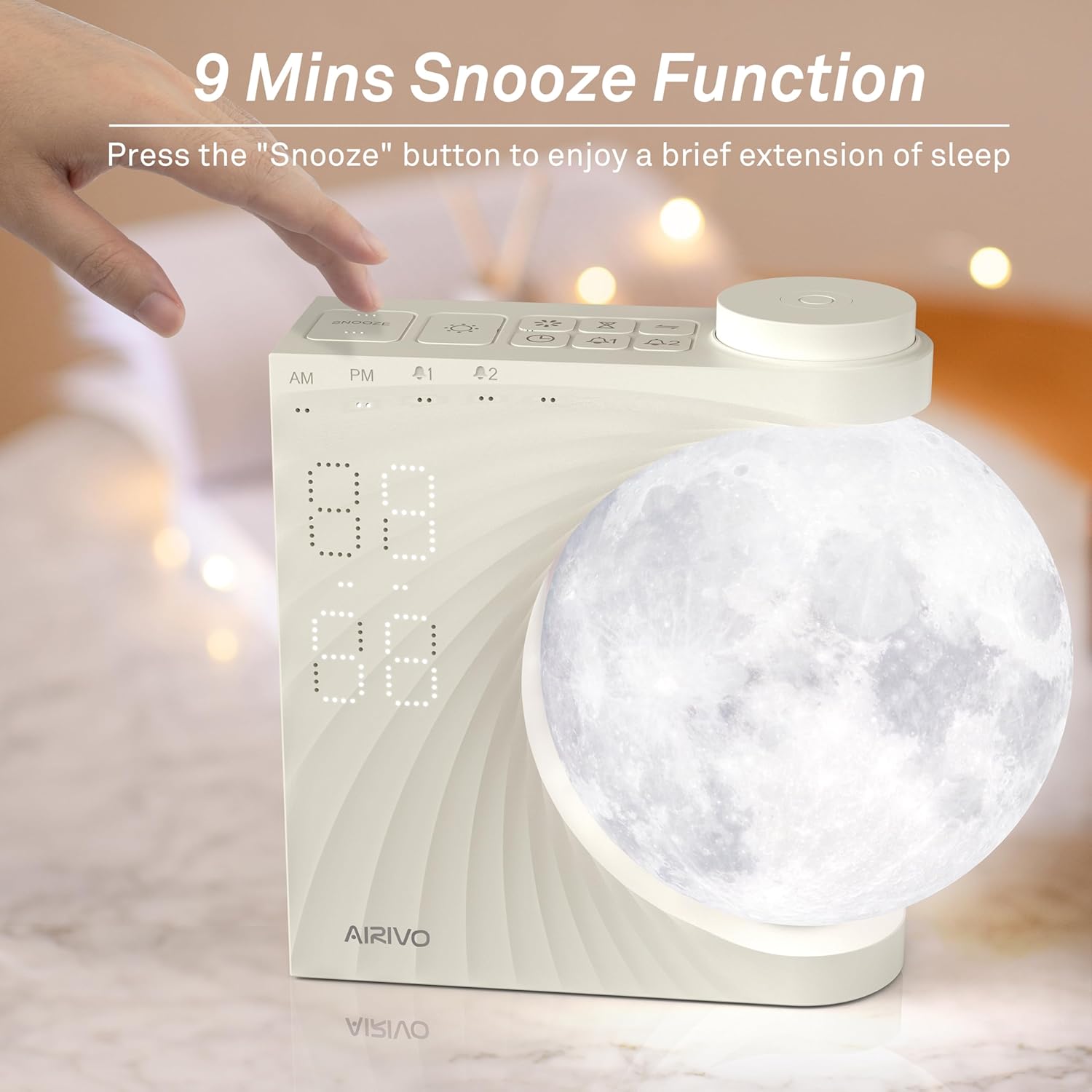 Airivo Sunrise Alarm Clock with Moon Light