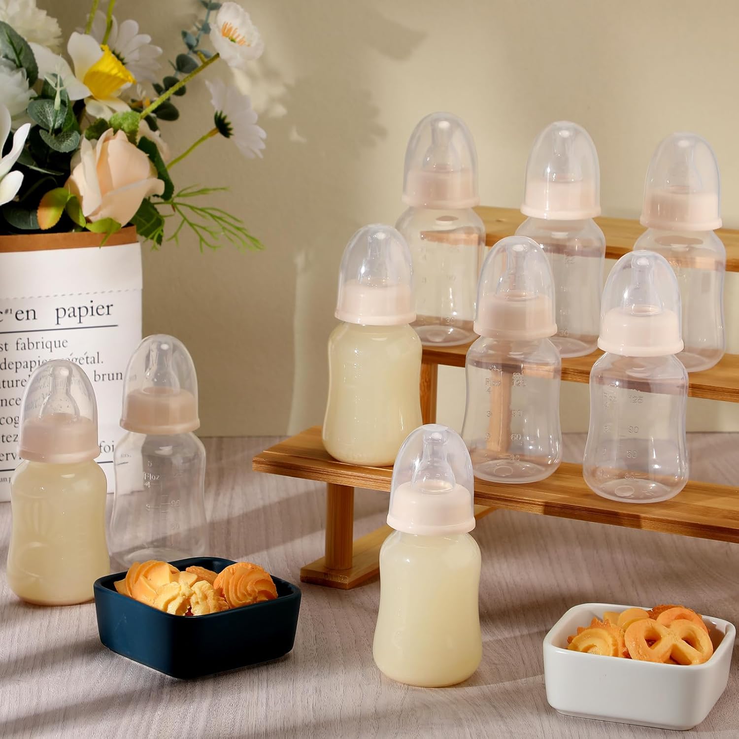 48 Pcs Baby Shower Favors Mini Bottle Gift Set
