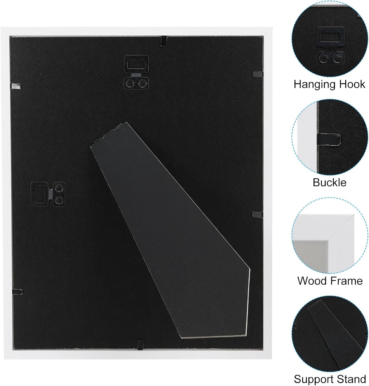PATIKIL 8x10 Shadow Box Frame White
