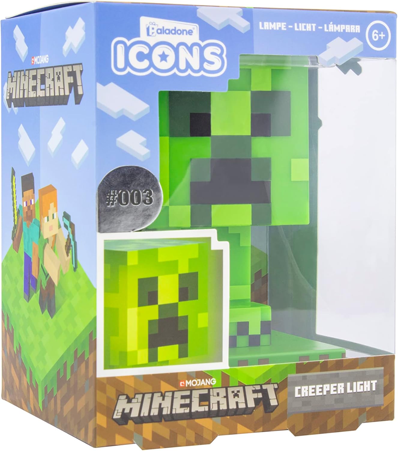 Paladone Minecraft Creeper Light 3D Lamp