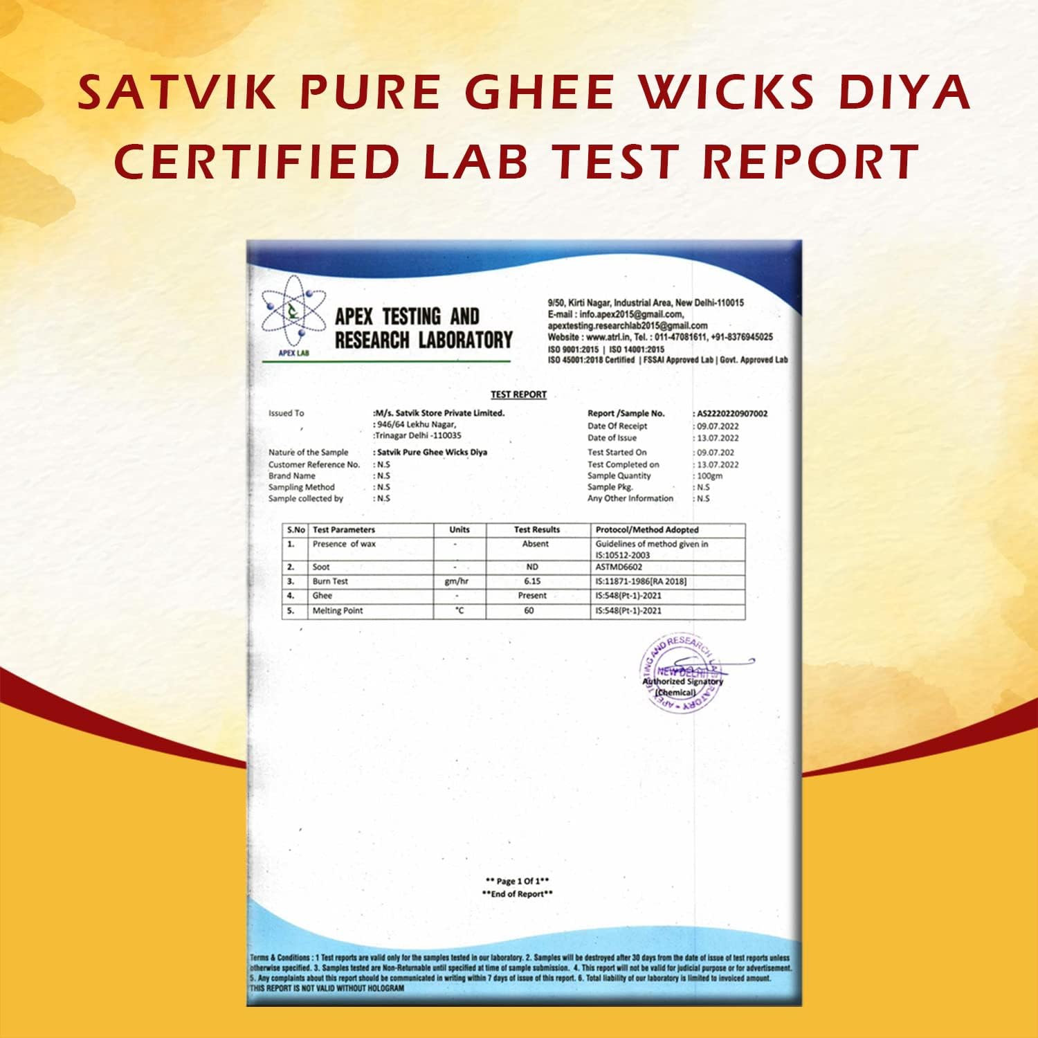 Craftsman Satvik 150 Pc Pure Cow Ghee Wicks for Puja