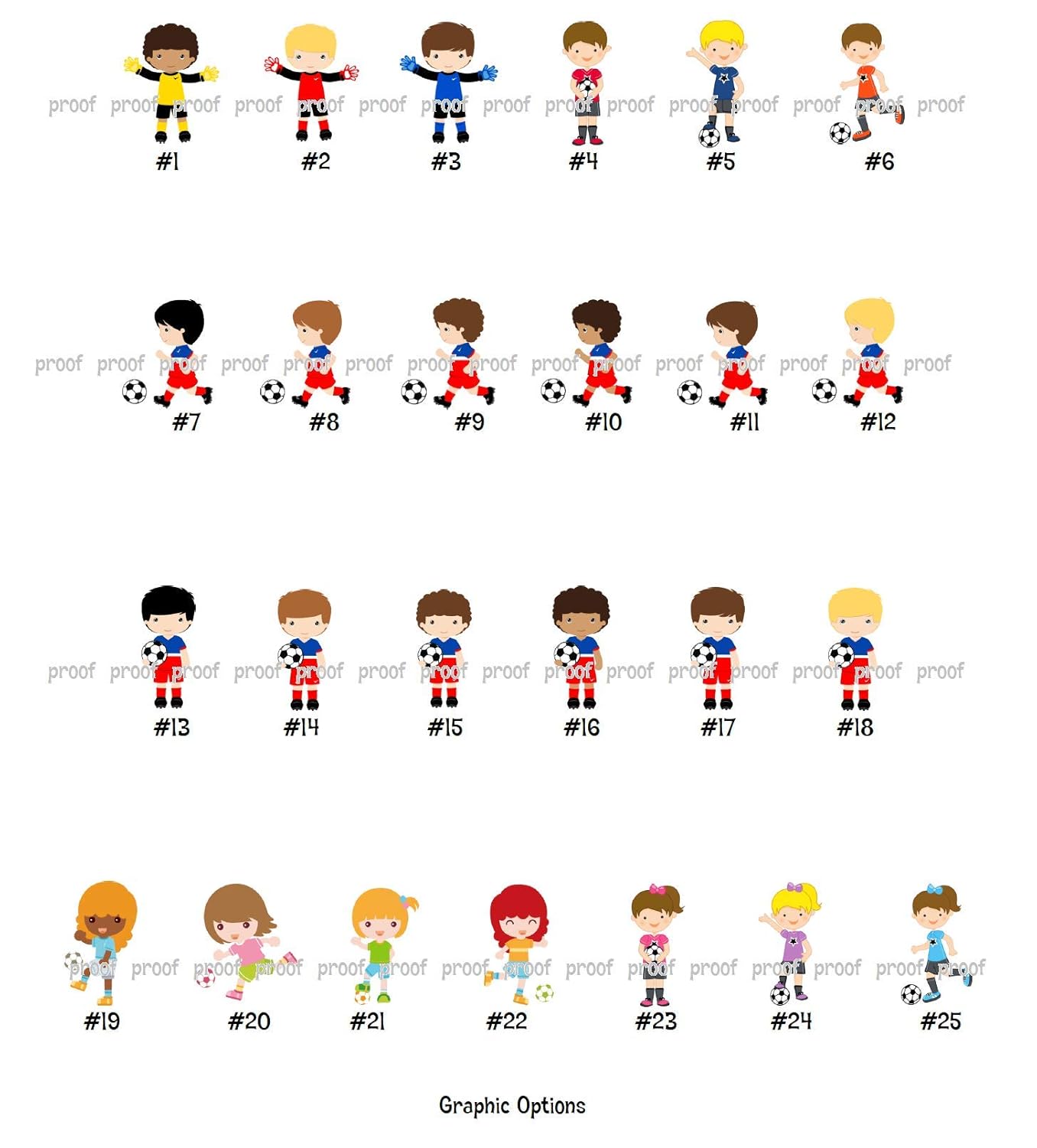 Personalized Soccer Birthday Favor Labels 108 Stickers SOC002