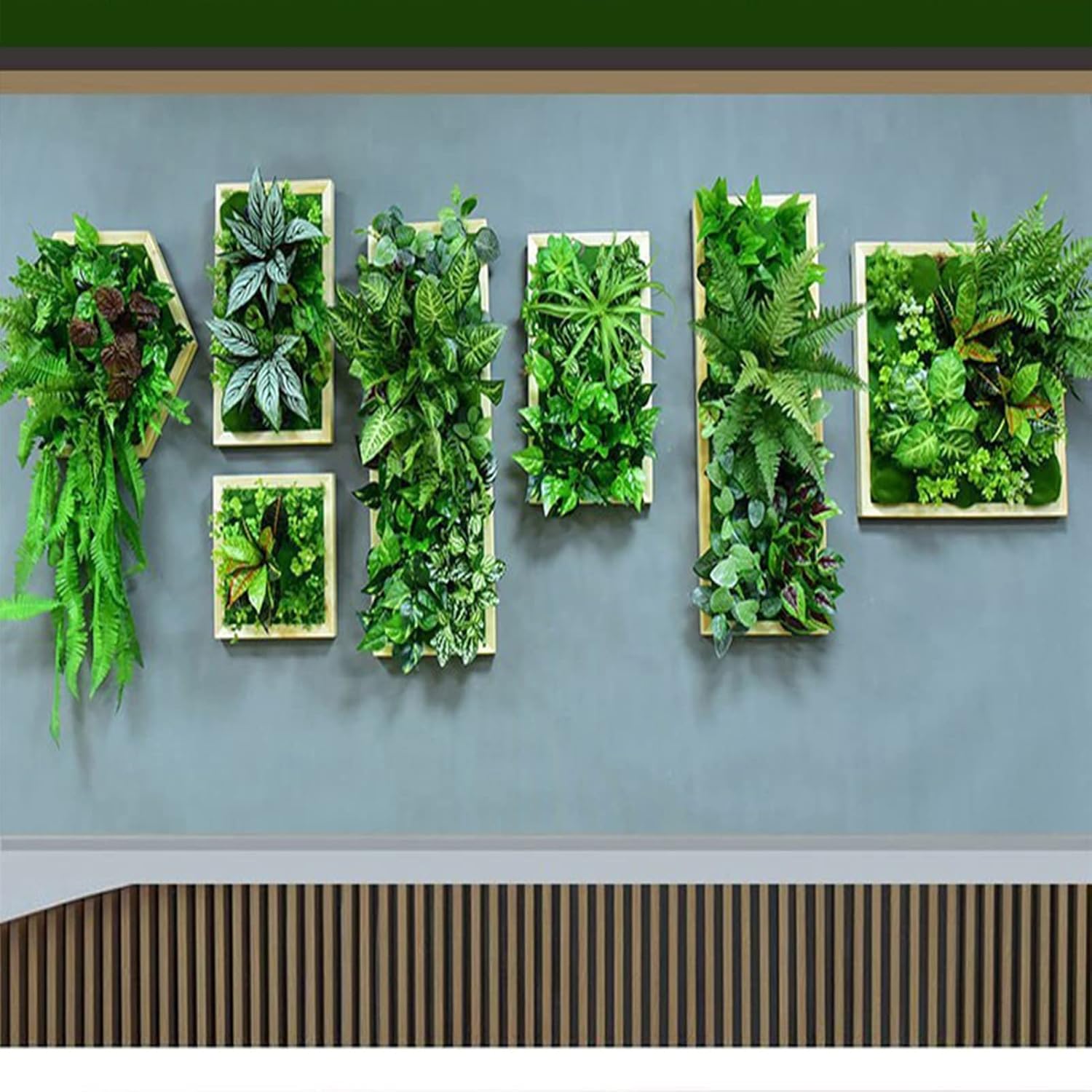 Artificial Boxwood Hedge Privacy Screen for Home Decor