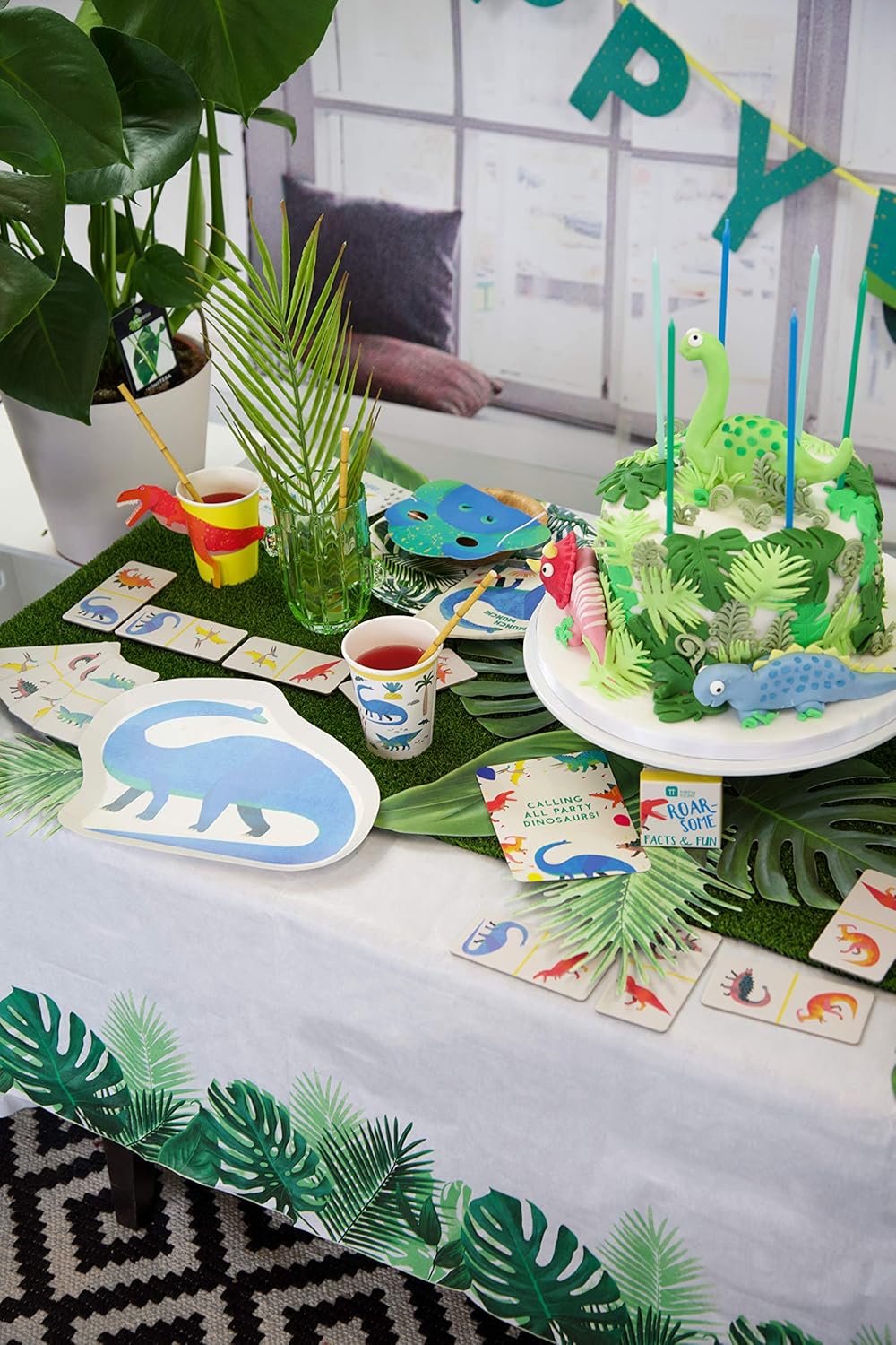 Talking Tables Dinosaur Paper Napkins 13x13 20Pk