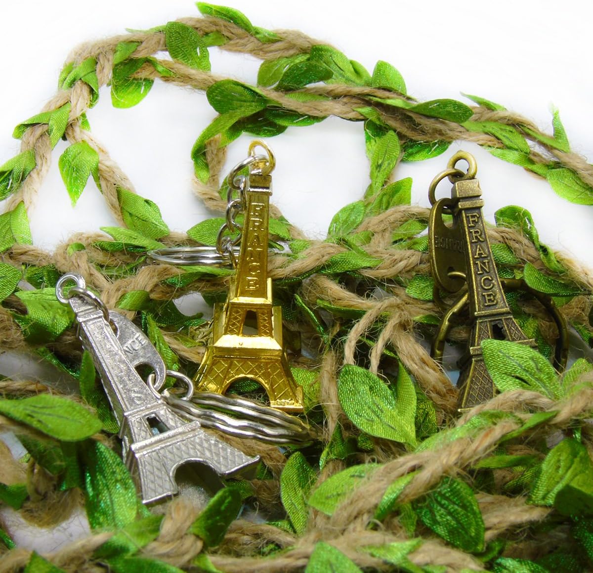 Ceeyali 21 Pcs 5cm Metal Eiffel Tower Decor
