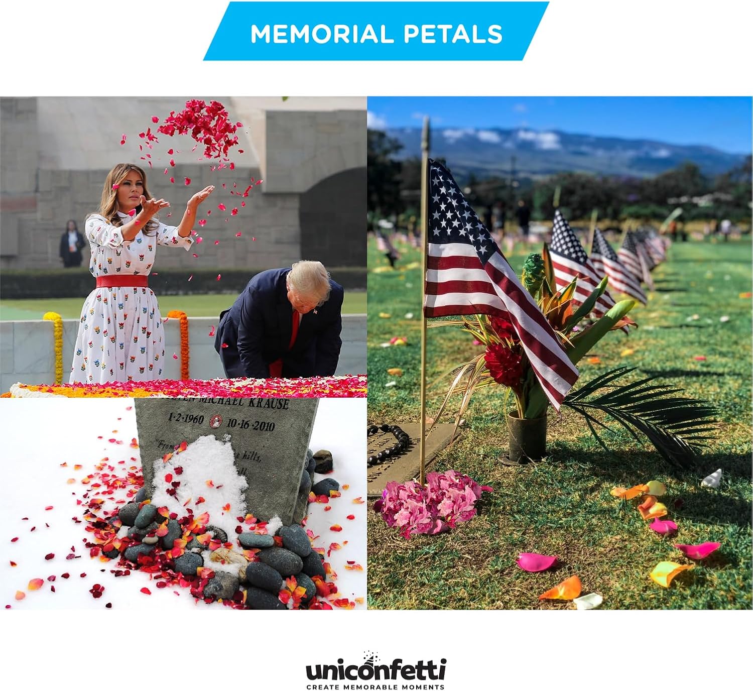 Dried Red Peony Confetti - Biodegradable Wedding Decor