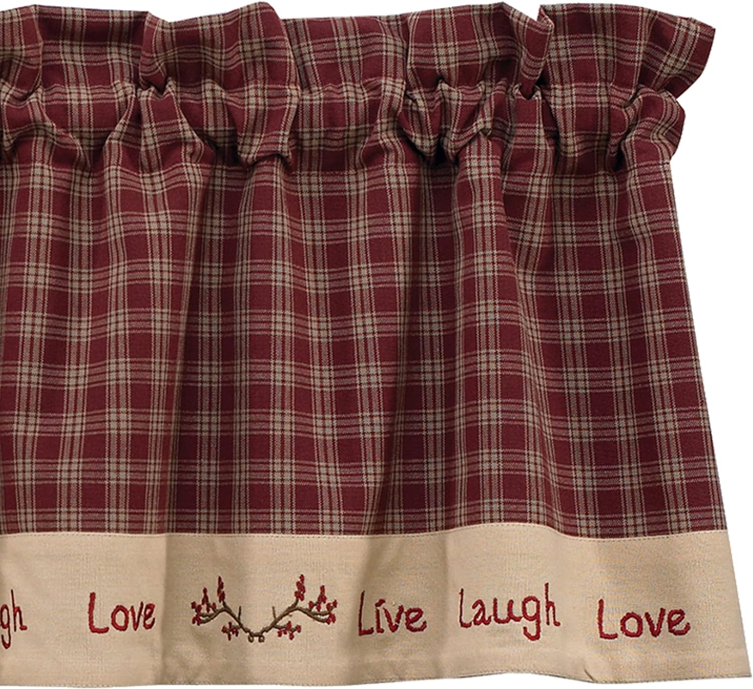 Park Designs Sturbridge Live Lined Valance 60x14