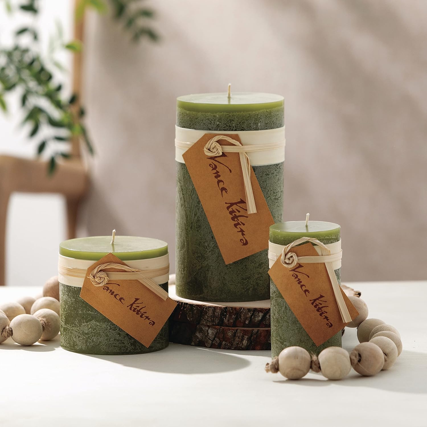 Sullivans Vance Kitira Set of 3 Pillar Candles