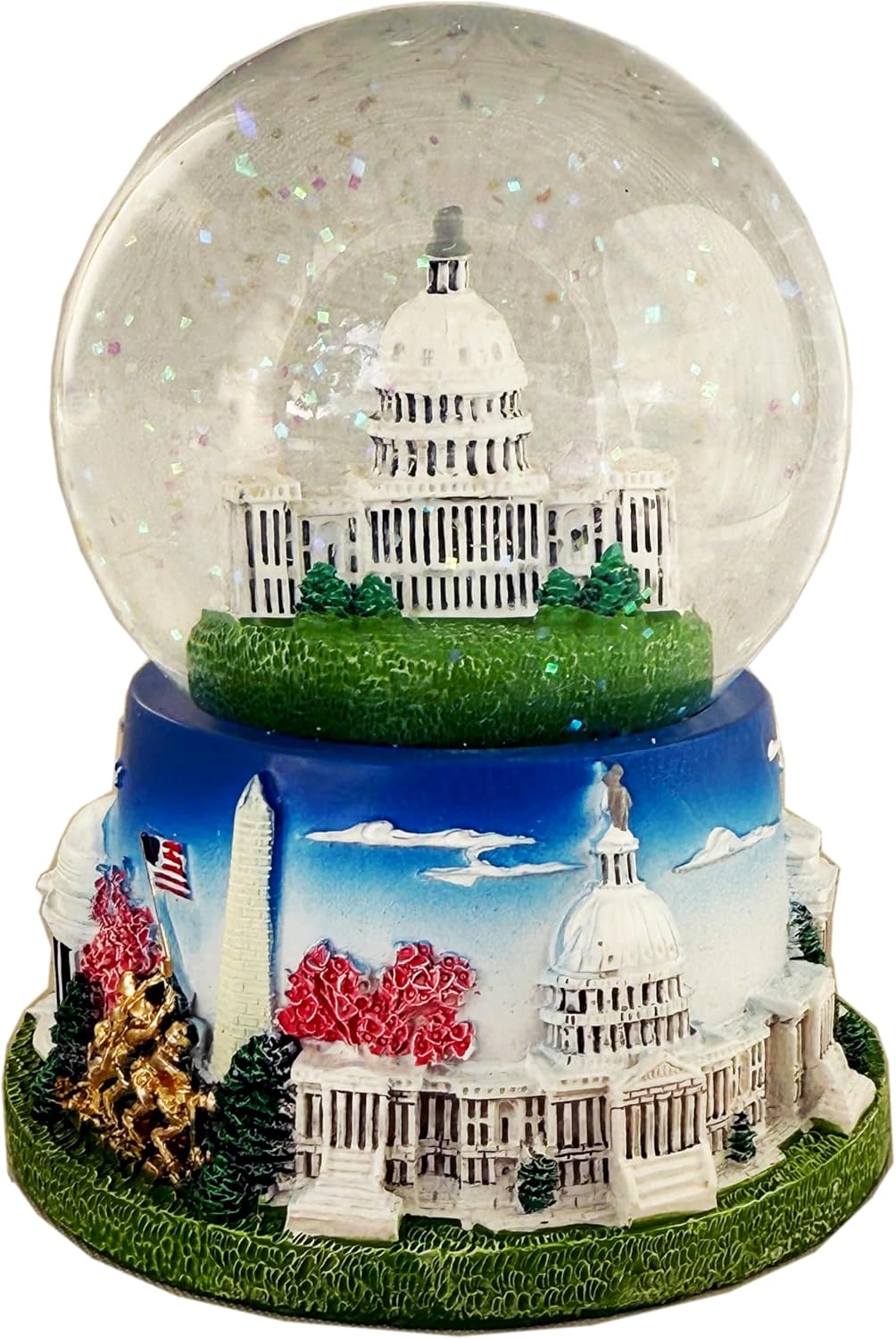 US Capitol Building Snow Globe - Large Decorative Collectible