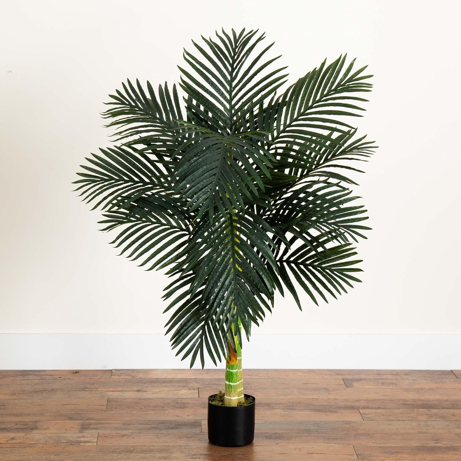 Nearly Natural 4ft Golden Cane Palm Artificial Tree 1
