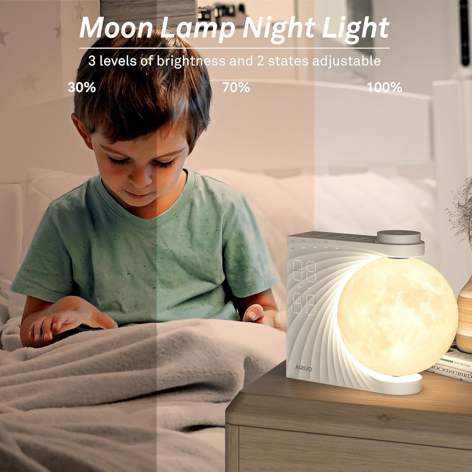 Airivo Sunrise Alarm Clock with Moon Light