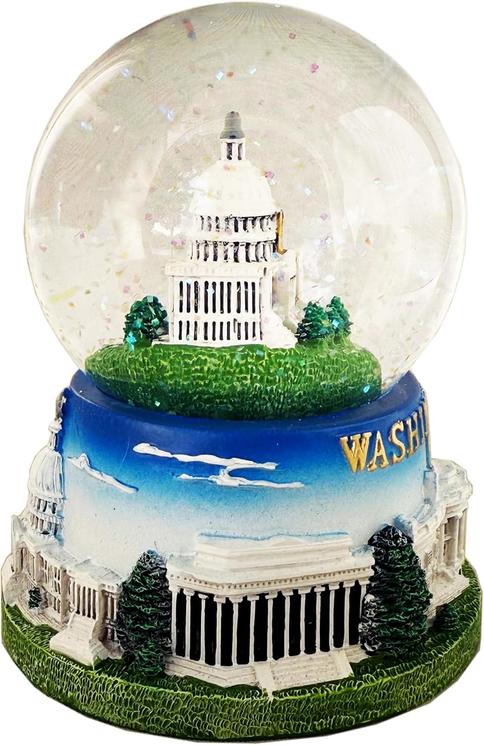 US Capitol Building Snow Globe - Large Decorative Collectible